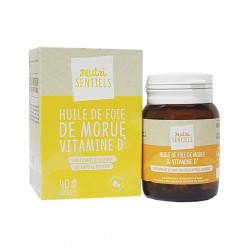 NUTRI'SENTIELS HUILE DE FOIE DE MORUE 60 CAPSULES