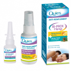 QUIES ANTI RONFLEMENT Bipack Spray Nasal + Spray Buccal