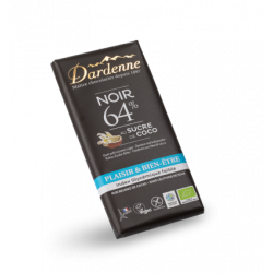 DARDENNE TABLETTE CHOCOLAT NOIR SUCRE DE COCO - 100g