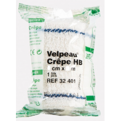 VELPEAU BANDE DE CRÊPE COTON 30cm x 5m