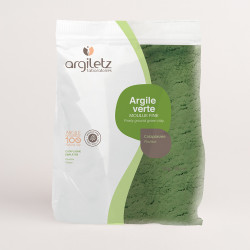 Argiletz Argile Verte Moulue Fine 1 Kg