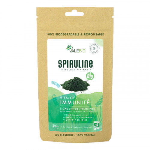 VALEBIO Organic Spirulina Powder - 200g