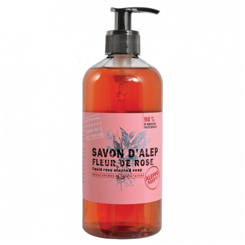 TADE Savon d'Alep Liquide Fleur de Rose - 500ml