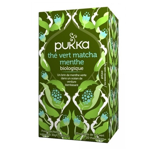 PUKKA Thé Vert Matcha menthe - 20 Sachets