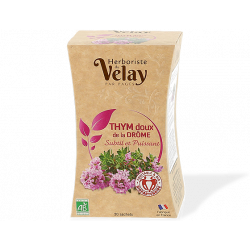 HERBORISTE DU VELAY Thym Doux de la Drôme - 20 Sachets