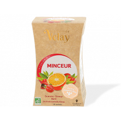 HERBORISTE DU VELAY INFUSION BIO MINCEUR Guarana Orange Maté -