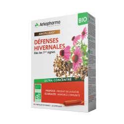 ARKOFLUIDES Défenses Hivernales BIO - 20 Ampoules