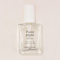 MANUCURIST FORCE GREEN Base Coat Ongles Mous 15ml