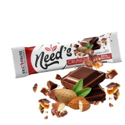 NEED'S Barre Protéinée Crunchy Double Choco - 42g