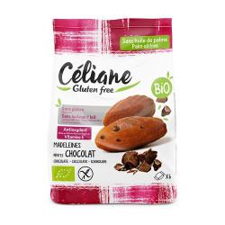 CÉLIANE Madeleines Pépites Chocolat - 180g