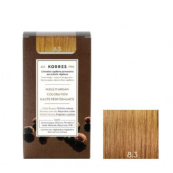 KORRES COLORATION PERMANENTE 8.3 Blond Clair Doré - 75ml