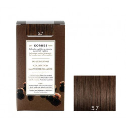 KORRES COLORATION PERMANENTE 5.7 Châtain Clair Marron - 75ml