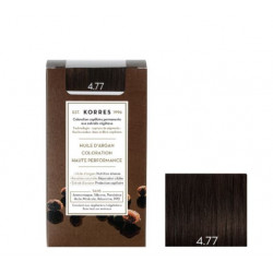 KORRES COLORATION PERMANENTE 4.77 Châtain Naturel Marron