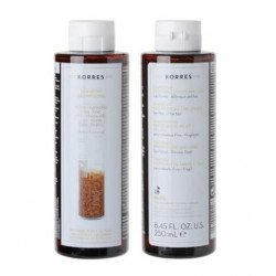 KORRES SHAMPOOING CHEVEUX FINS - Protéines de riz & tilleul