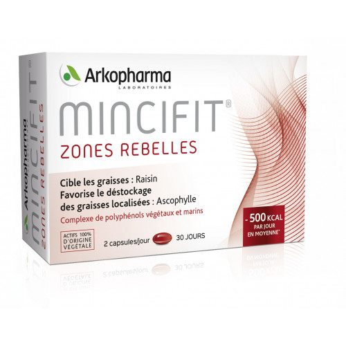 MINCIFIT Zones Rebelles Aide Brule Graisse - 60 Capsules