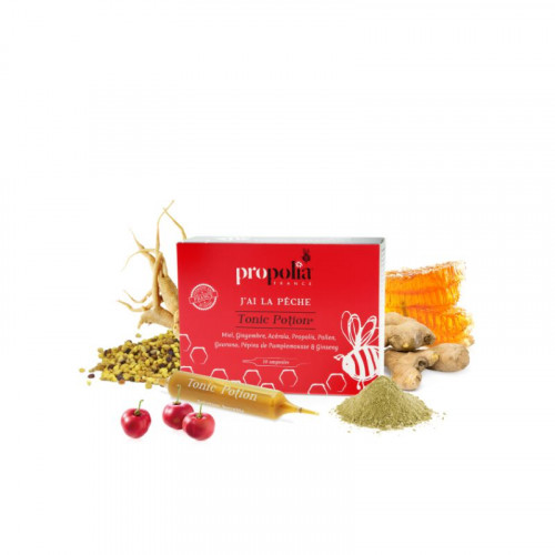 PROPOLIA Tonic Potion Propolis, Miel, Pollen, Gingembre et