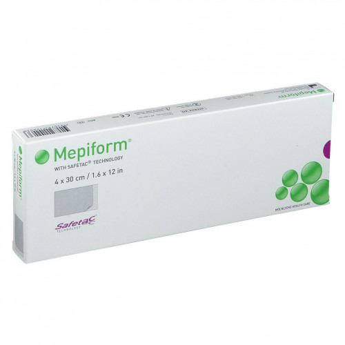 MEPIFORM Bande Adhésive Silicone pour Cicatrice - 4x30cm