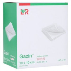 LOHMANN Gazin Compresses de gaze - 50 compresses