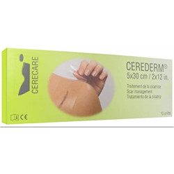 CEREDERM Pansement Siliconé 5X30CM - 10 Pansements