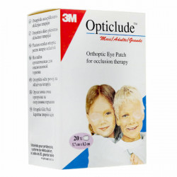 3M OPTICLUDE Pansements Orthoptiques 8,2cmx5,7cm - 20 pansements