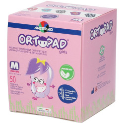 ORTOPAD GIRL PANSEMENT OCCULAIRE Médium - 50 Pièces