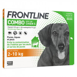 Frontline Combo Chien 2-10 kg 4 pipettes