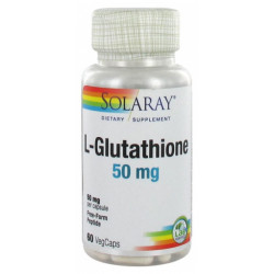 SOLARAY L-GLUTATHIONE 50mg - 60 Capsules