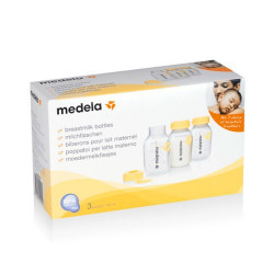 MEDELA BIBERONS POUR LAIT MATERNEL - 3 Biberons 150ml