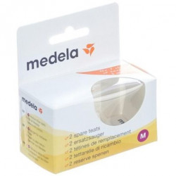 MEDELA REPLACEMENT NIPPLES - 2 Nipples M