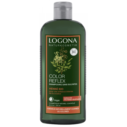 LOGONA Shampoing Color Reflex Henné Bio 250ml