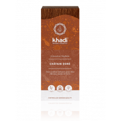 KHADI COLORATION VÉGÉTALE Châtain Doré 100g