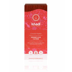 KHADI COLORATION VÉGÉTALE Henné Pur Cuivré 100g