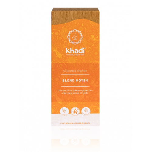 KHADI COLORATION VÉGÉTALE Blond Moyen 100g