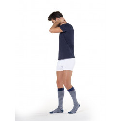 CHAUSSETTES DE CONTENTION Motifs Marinière Homme Classe 2