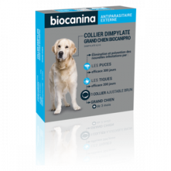 BIOCANINA COLLIER ANTI-PUCES Pour Grands Chiens