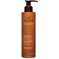 NUXE RÊVE DE MIEL Gel Nettoyant et Démaquillant Visage - 200ml