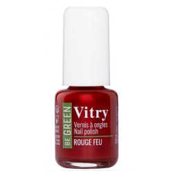 VITRY VERNIS À ONGLES BE GREEN Rouge Feu 6ml