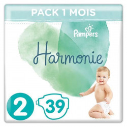 COUCHES HARMONIE Taille 2 (4 à 8kg) - 39 Changes