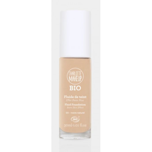 CHARLOTTE BIO FOND DE TEINT FLUIDE Ivoire Naturel 30ml