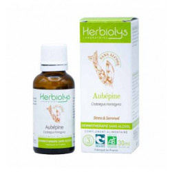 HERBIOLYS Gemmothérapie sans alcool Aubépine Bio - 30 ml