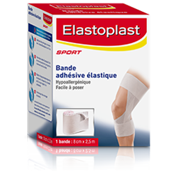 ELASTOPLAST BANDE ADHÉSIVE Elastique Genou - 8cmx2.5m