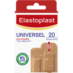 ELASTOPLAST FLEXIBLE Antibactérien - 20 Pansements