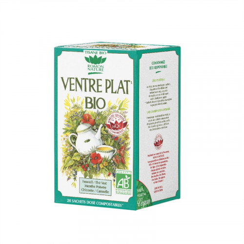 ROMON NATURE Tisane Ventre Plat Bio - 20 Sachets