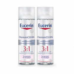 EUCERIN DERMATOCLEAN Lotion Micellaire 3 en 1 - 2x400ml