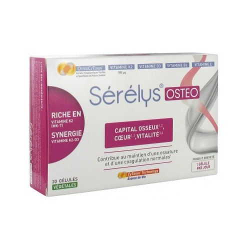 SERELYS OSTEO Bone Capital - 30 Capsules