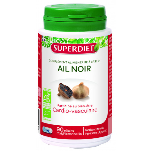 SUPERDIET Ail Noir BIO - 90 Gélules