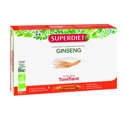 SUPERDIET Ginseng BIO - 20 Ampoules de 15ml