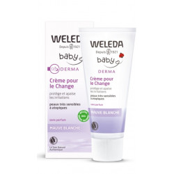 WELEDA BÉBÉ DERMA Crème pour le Change Mauve Blanche - 50ml