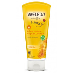 WELEDA BÉBÉ Crème Lavante Corps et Cheveux au Calendula - 200ml