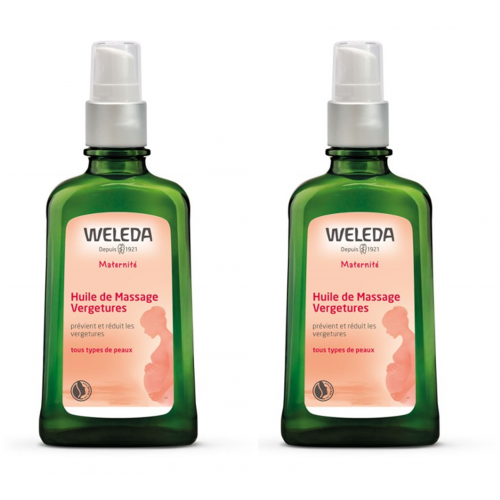 WELEDA MATERNITÉ Huile de Massage Vergetures - 2x100ml